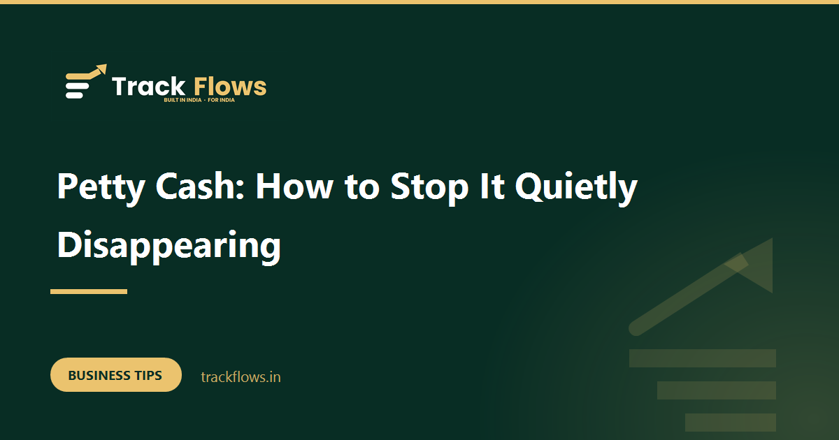 Petty Cash: How to Stop It Quietly Disappearing