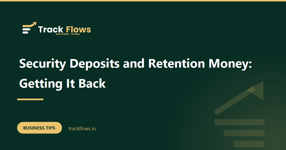 Security Deposits and Retention Money: Getting It Back